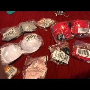 Victoria's Secret bras and thongs